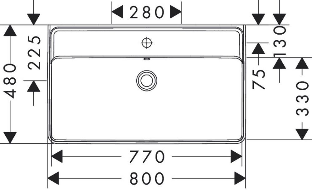 https://raleo.de:443/files/img/11eeea3e8c89d82092906bba4399b90c/size_l/Hansgrohe-Xanuia-Q-Waschtisch-800-480-mit-Hahnloch-und-Ueberlauf-Weiss-60225450 gallery number 1